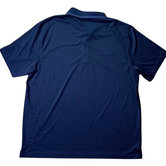 GREG NORMAN Tasso Elba Black Gray Golf Polo Shirt Short Sleeve Play Dry Size XL - Picture 4 of 8